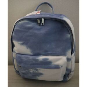 BP. Women's One Size Blue/White Adjustable Shoulder Strap Canvas Backpack